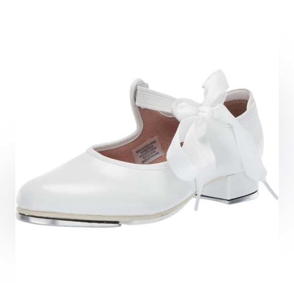 Bloch Girls "Annie Tyette" Synthetic Leather Tap Shoes - 6 - Picture 4 of 8